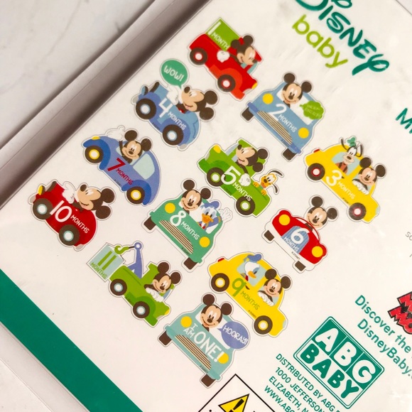 Mickey Mouse First Year Milestone Stickers Disney - Picture 2 of 4